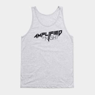 AMPLIFIED BY NIGHT (LOGO/BLACK) Tank Top